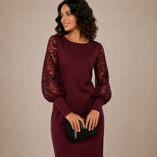 VALÉRIE – Robe midi à l’allure élégante – Noria Paris