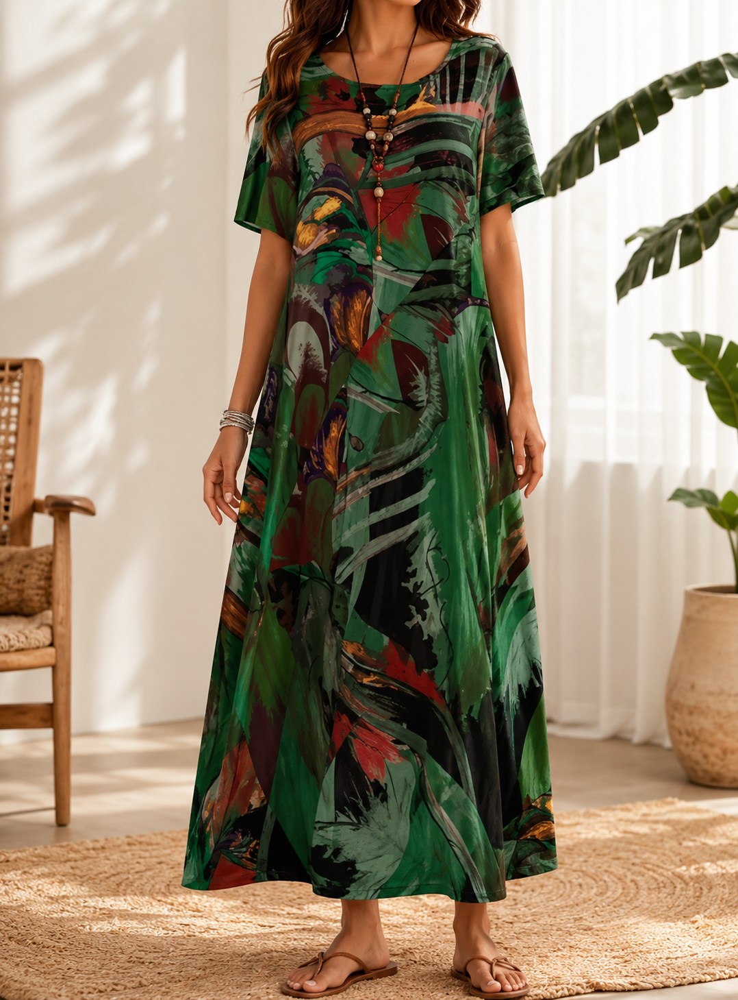 ÉLISE – Robe midi à l’allure élégante – Noria Paris