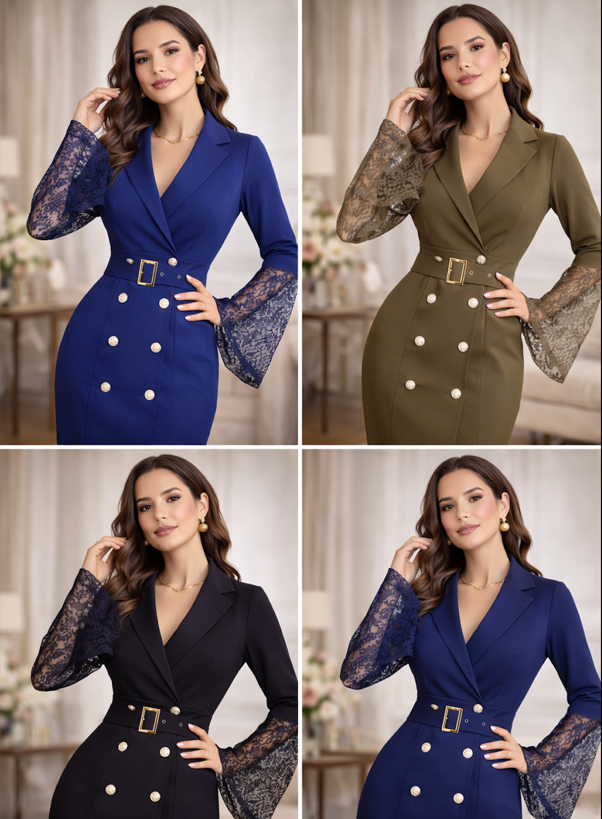 MÉLUSINE – Robe midi à l’allure élégante – Noria Paris