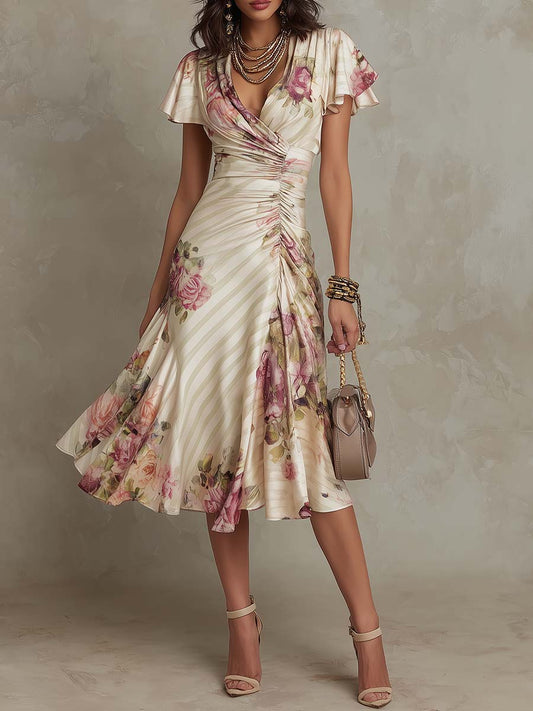 MARGAUX – Robe midi à l’allure élégante – Noria Paris