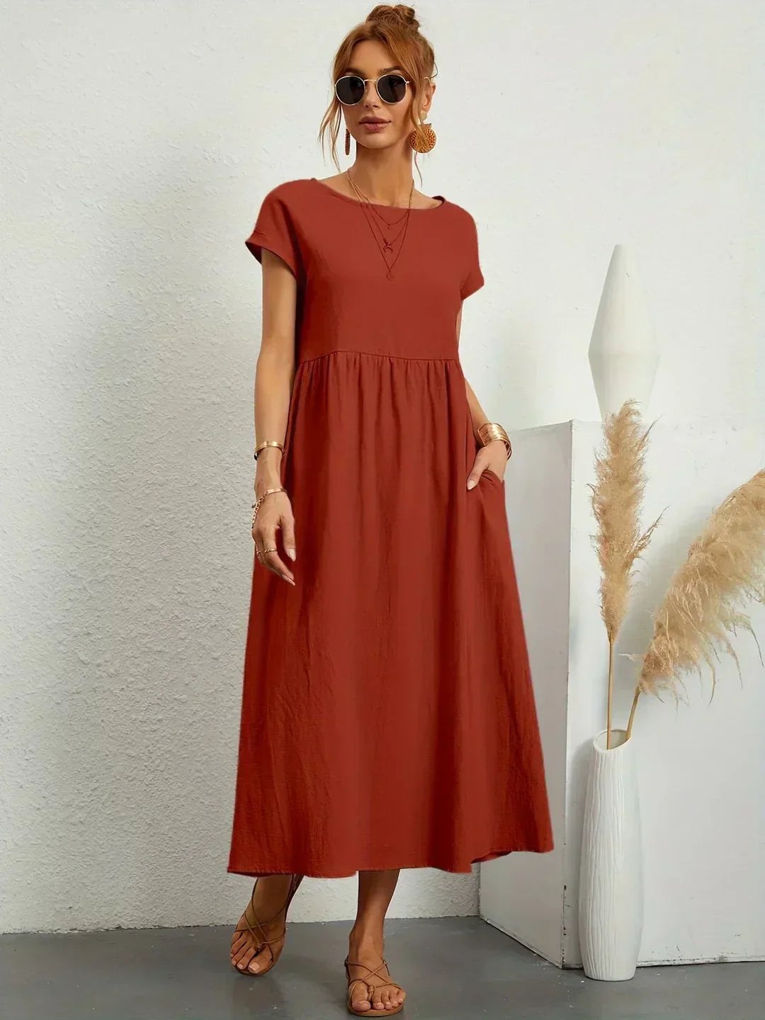 ISABELLE – Robe midi à l’allure élégante – Noria Paris