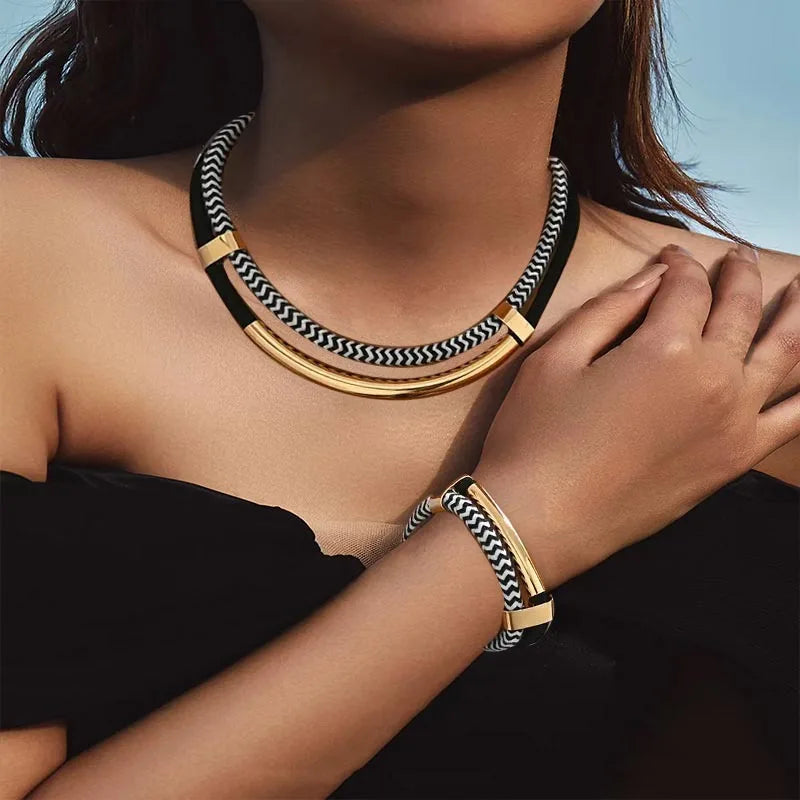 NORIA | Conjunto de joyería de eslabones