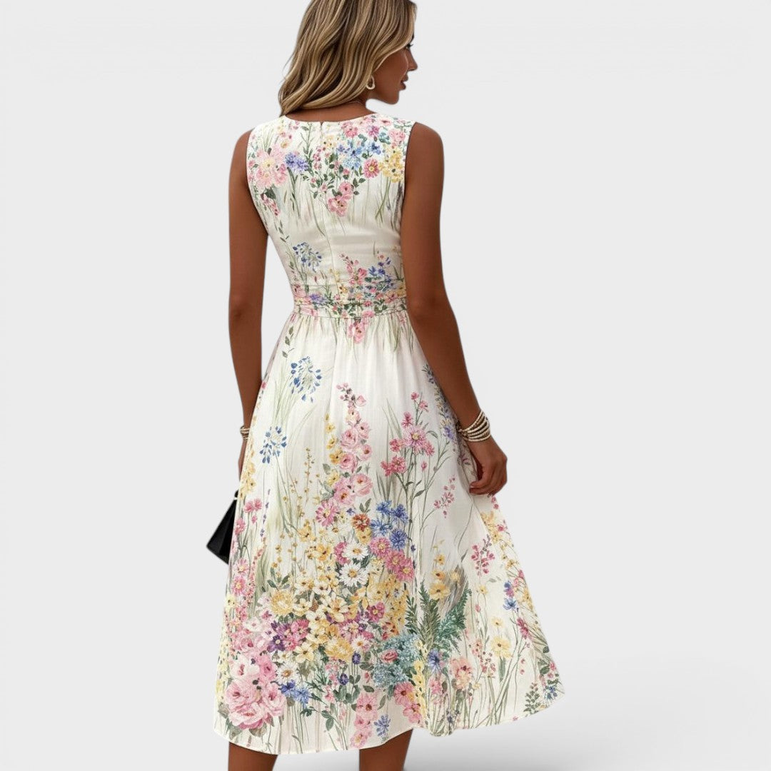 THÉRÈSE – Robe midi à l’allure élégante – Noria Paris
