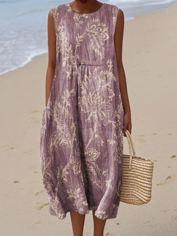 Mia | Robe midi fleurie