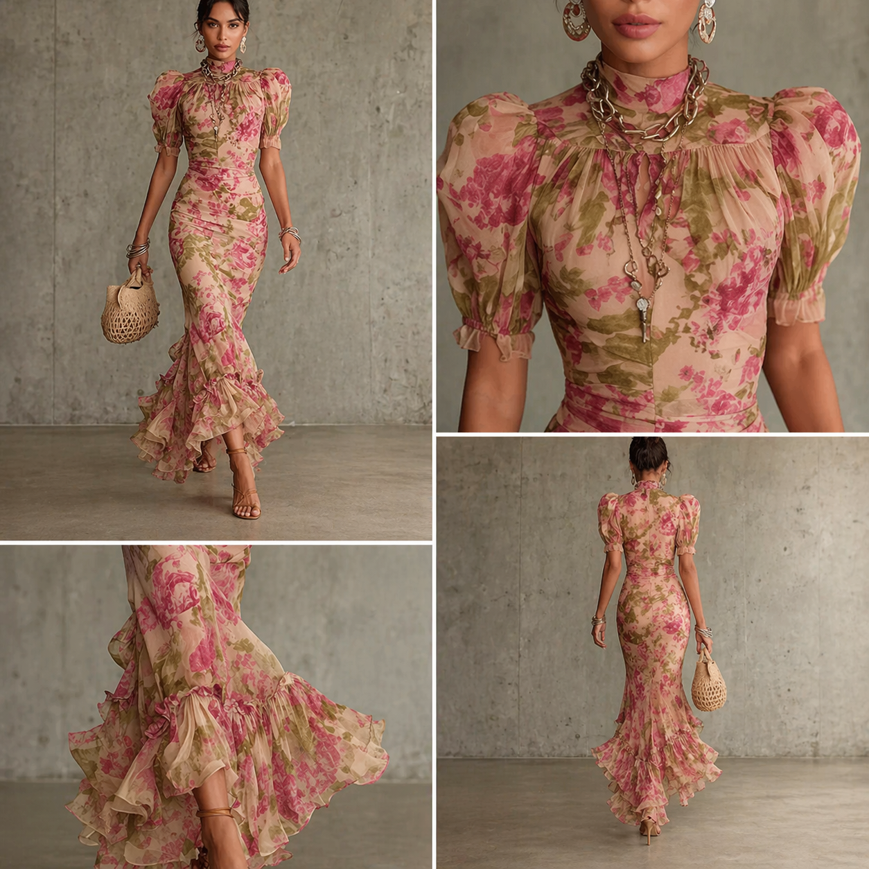 CHLOÉ – Robe longue à l’allure élégante – Noria Paris