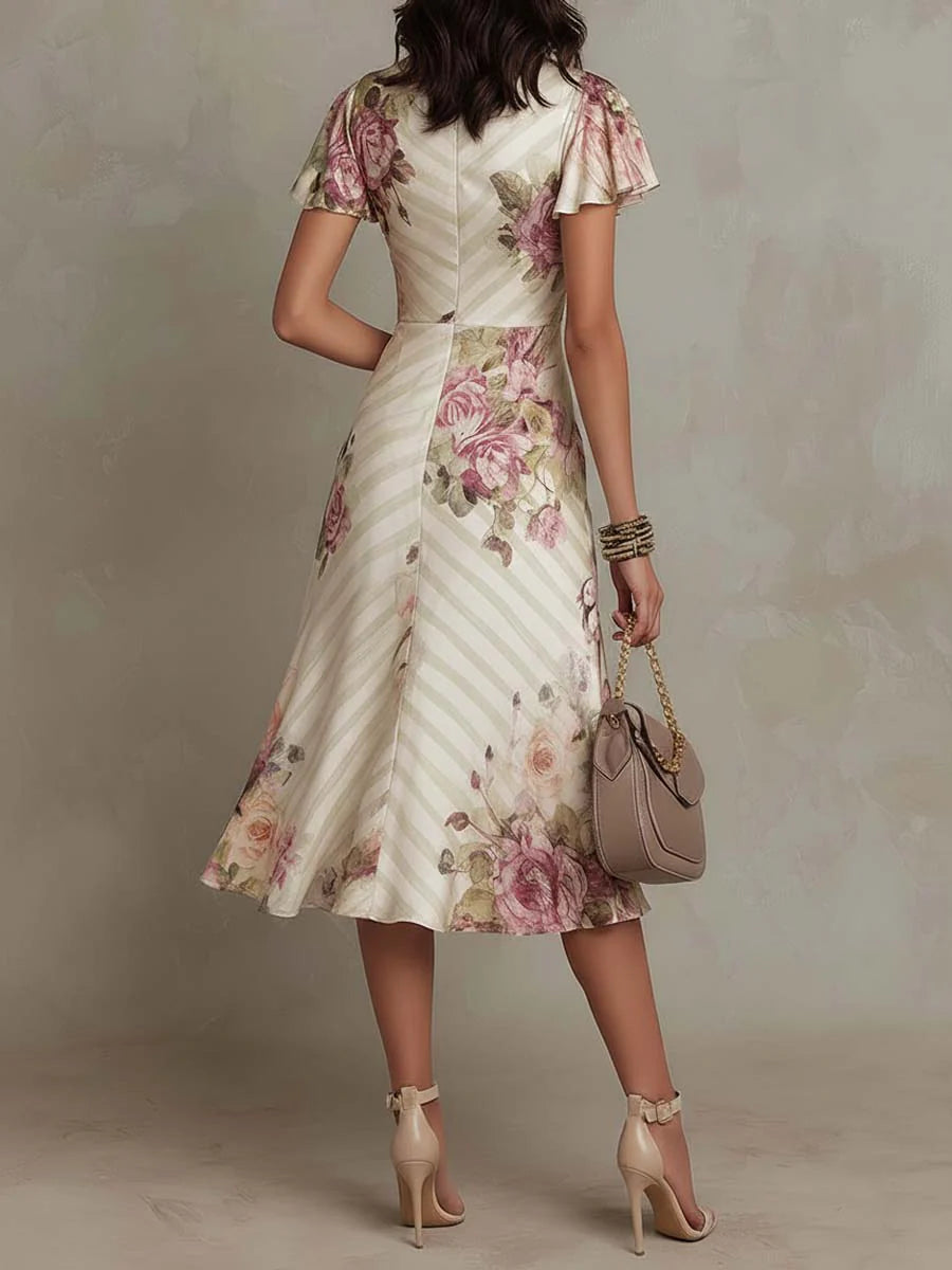 MARGAUX – Robe midi à l’allure élégante – Noria Paris
