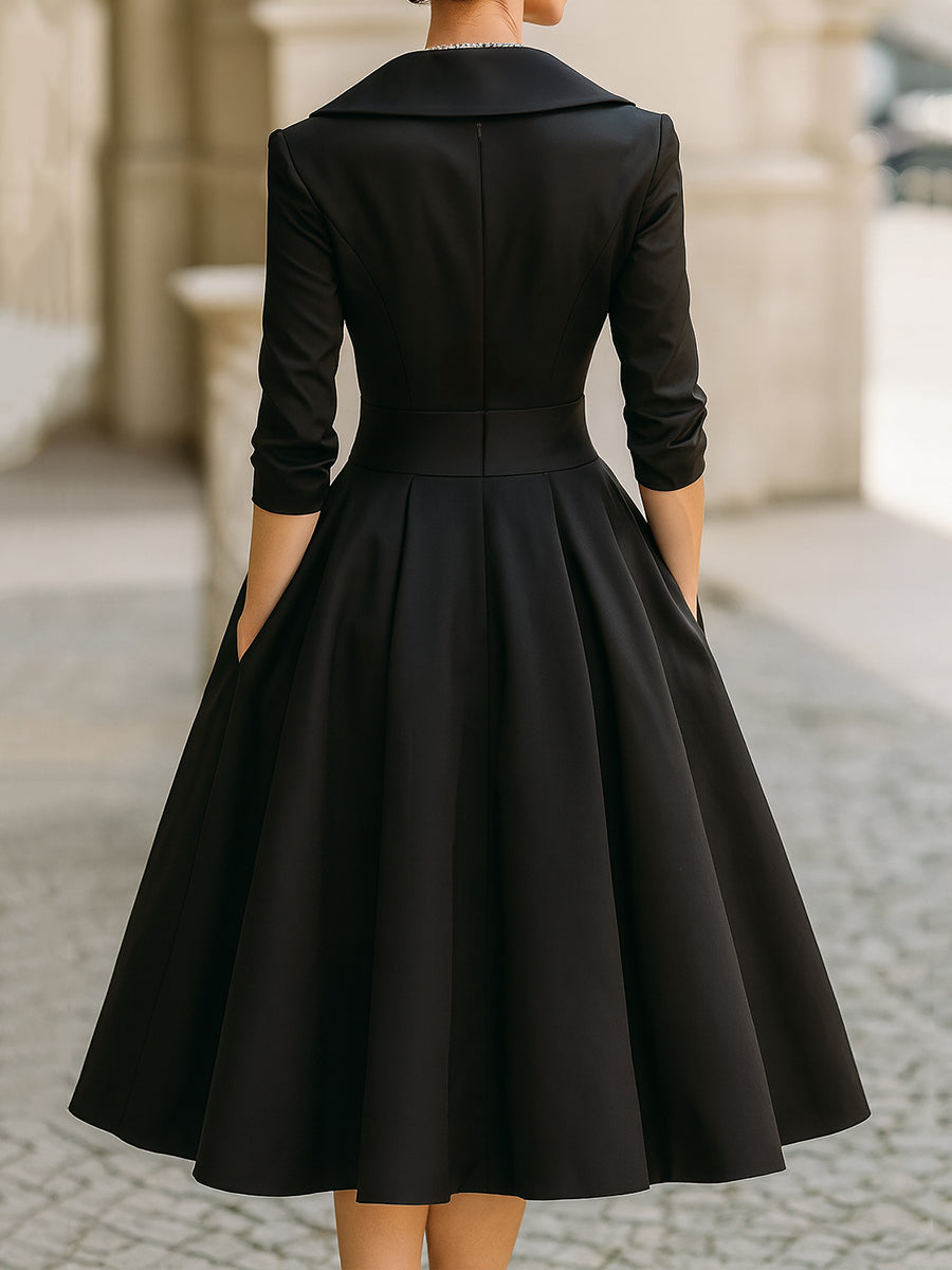 ALICE – Robe midi à l’allure élégante – Noria Paris