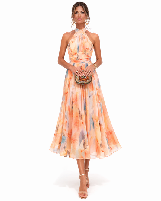 LILIANE – Robe midi à l’allure élégante – Noria Paris
