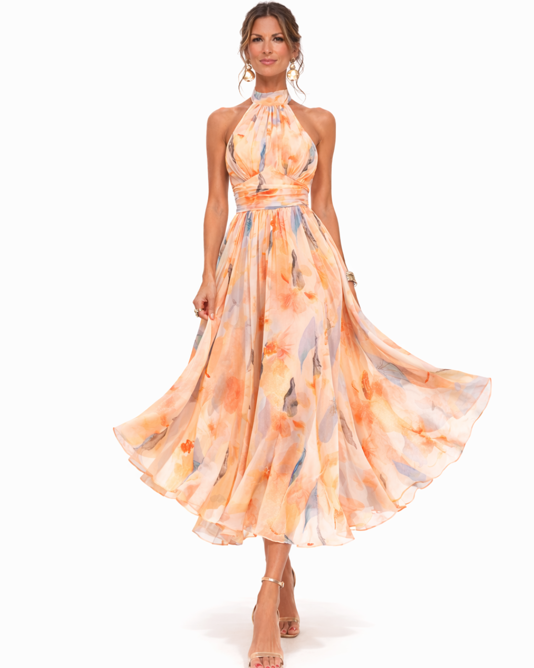 LILIANE – Robe midi à l’allure élégante – Noria Paris
