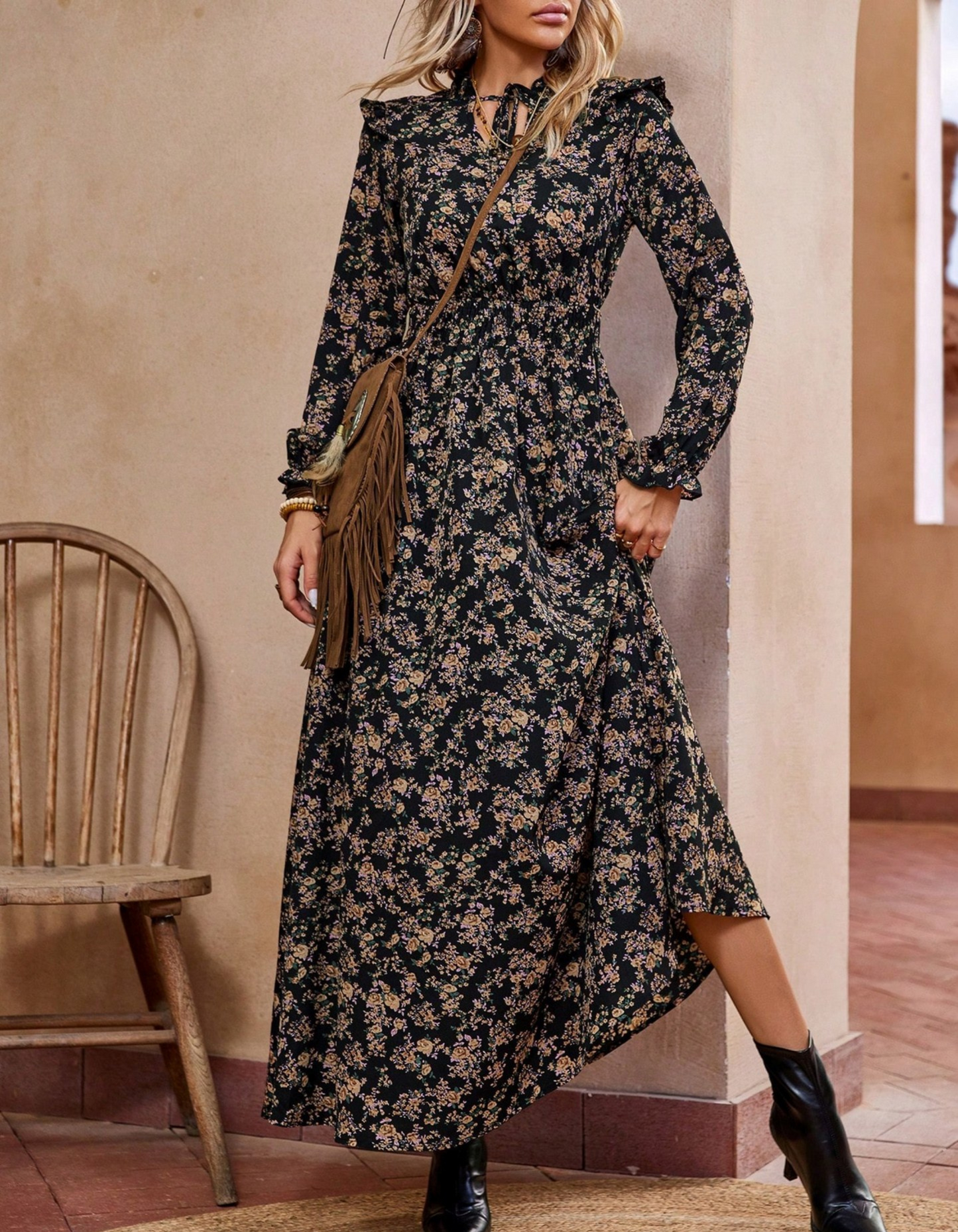 ADÈLE – Robe longue à l’allure élégante – Noria Paris