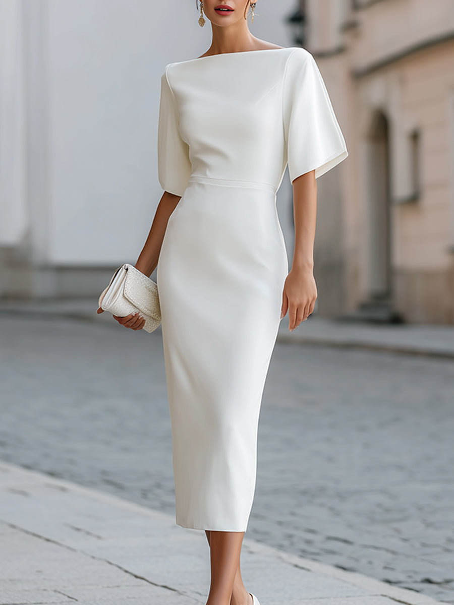 ÉMILIE – Robe midi à l’allure élégante – Noria Paris