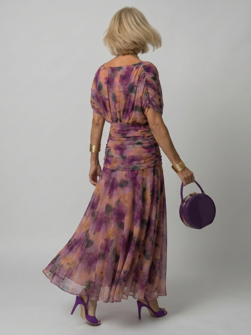 NORIA | Vestido de largo medio escotado