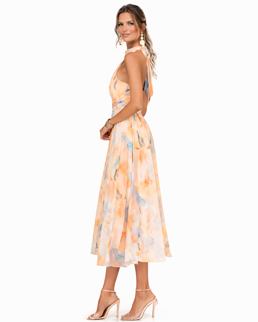 LILIANE – Robe midi à l’allure élégante – Noria Paris