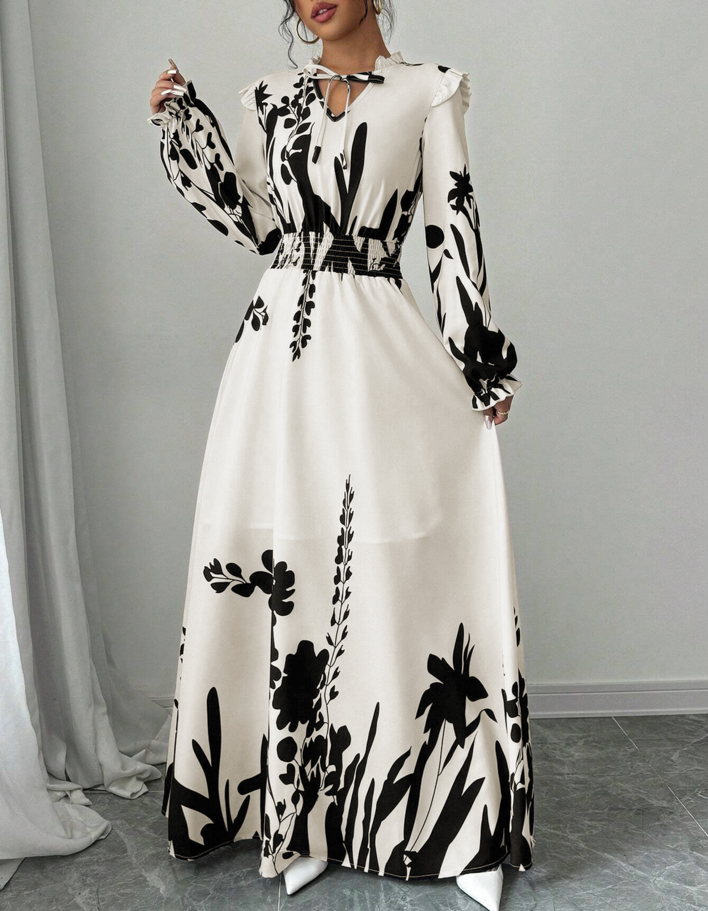 ADÈLE – Robe longue à l’allure élégante – Noria Paris