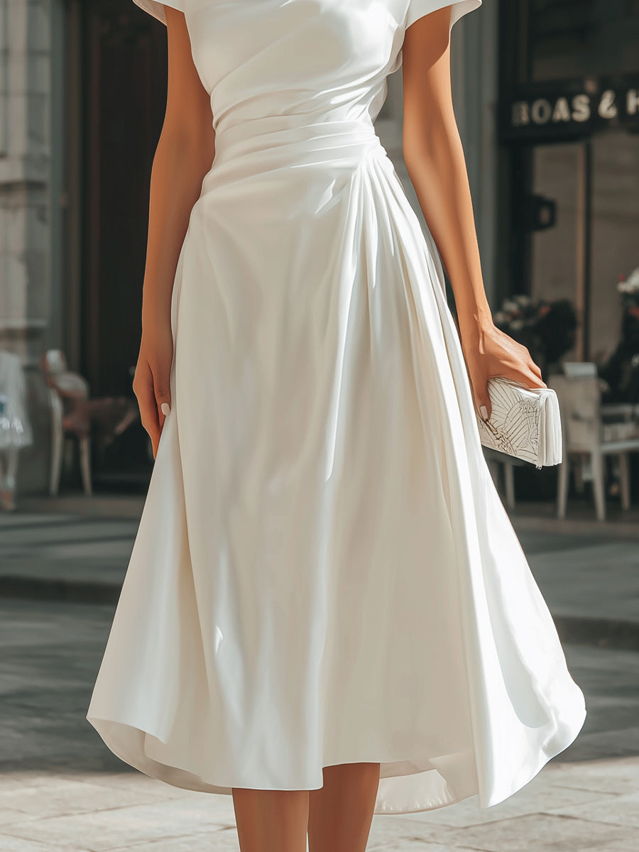 CÉLESTINE – Robe midi à l’allure élégante – Noria Paris