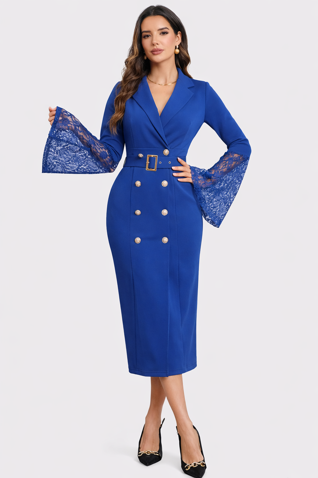MÉLUSINE – Robe midi à l’allure élégante – Noria Paris