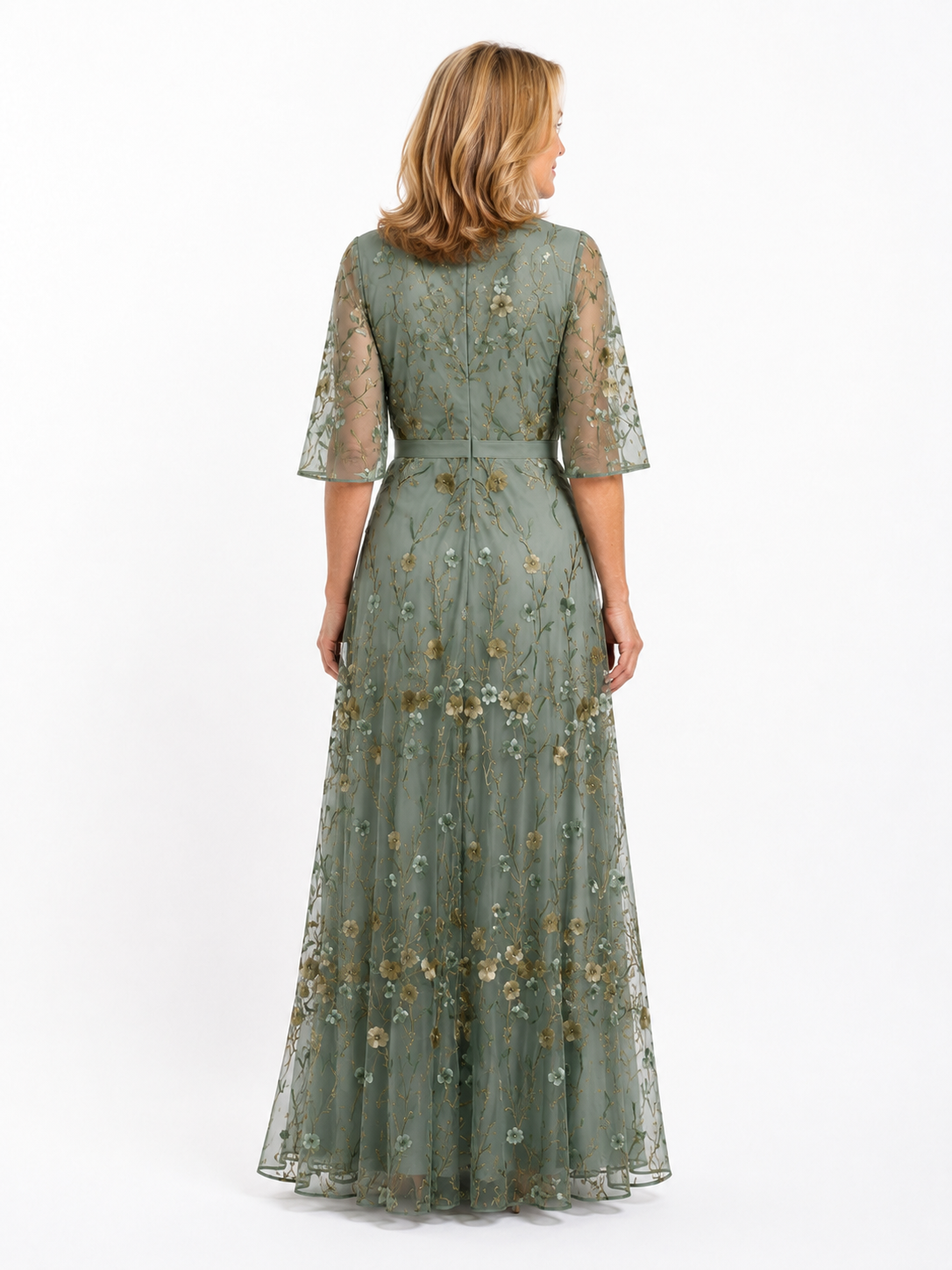 CÉLESTINE – Robe Élégante Fleurie