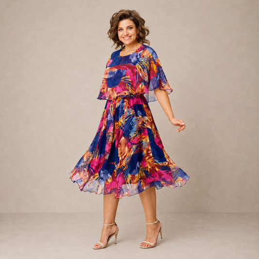 VICTOIRE – Robe midi à l’allure élégante – Noria Paris