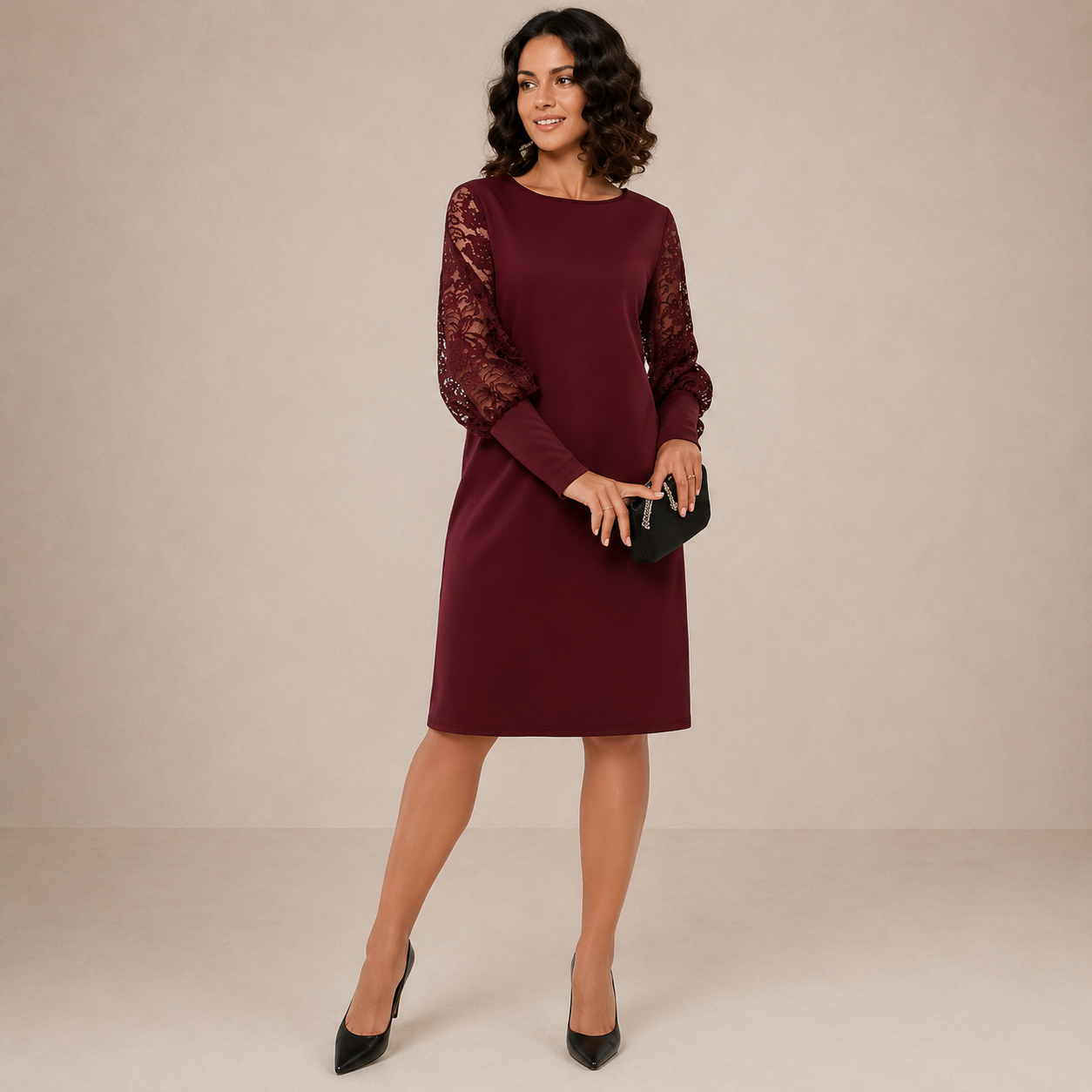 VALÉRIE – Robe midi à l’allure élégante – Noria Paris