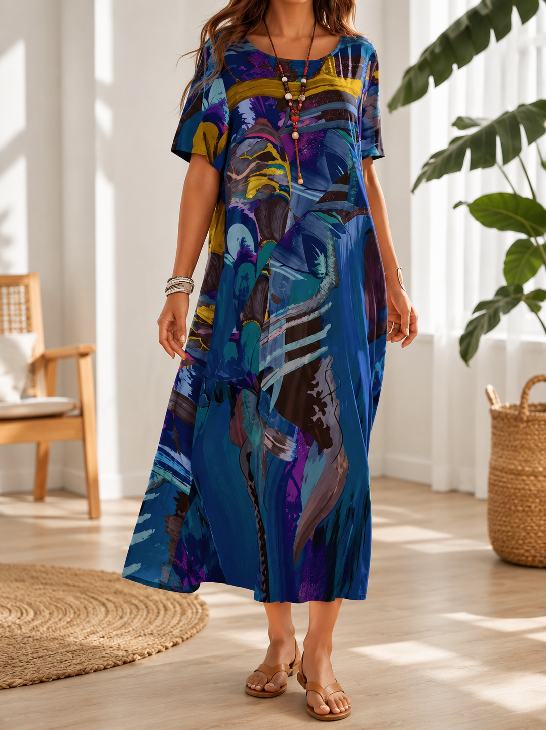 ÉLISE – Robe midi à l’allure élégante – Noria Paris