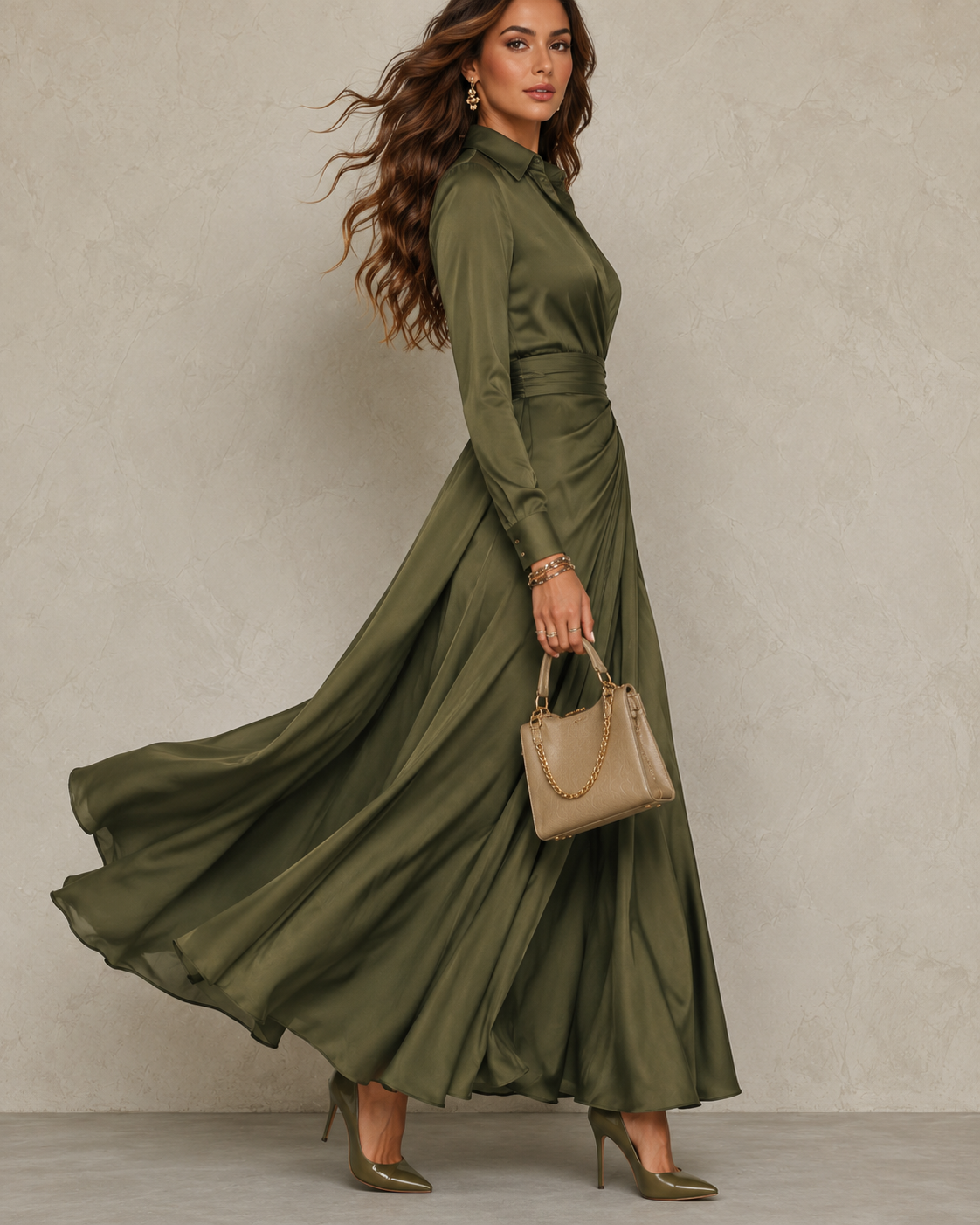 LÉONTINE – Robe longue à l’allure élégante – Noria Paris