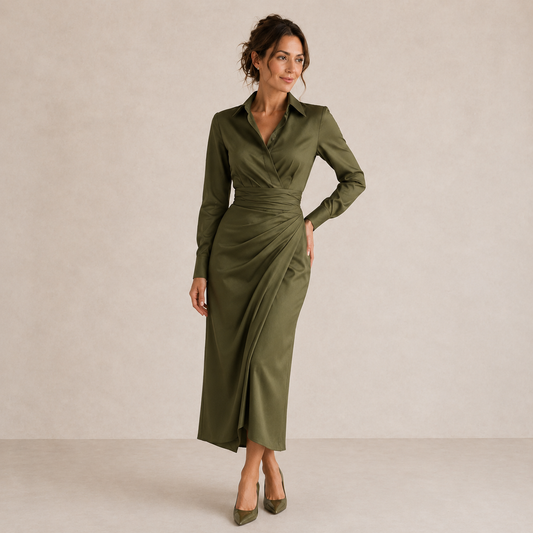 LÉONTINE – Robe longue à l’allure élégante – Noria Paris