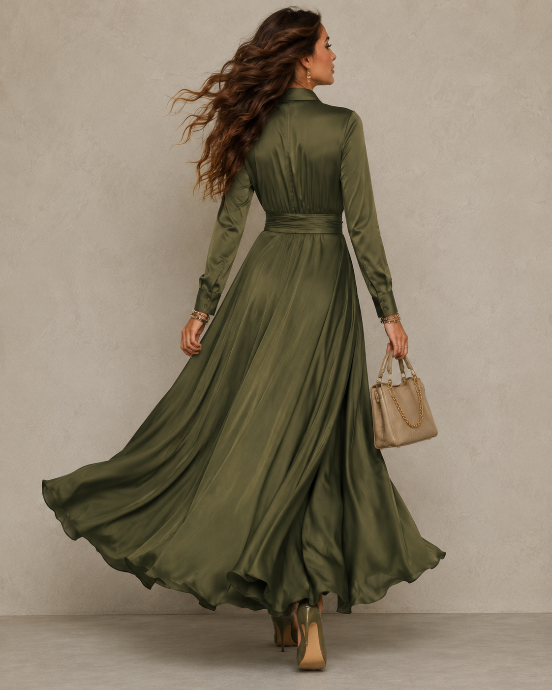 LÉONTINE – Robe longue à l’allure élégante – Noria Paris