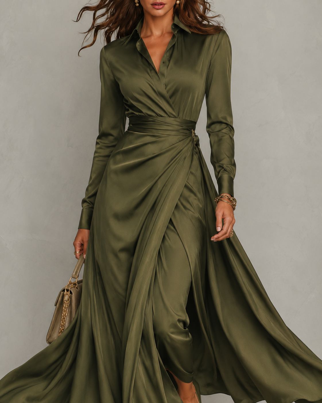 LÉONTINE – Robe longue à l’allure élégante – Noria Paris