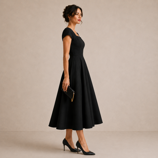 ROSALIE – Robe midi à l’allure élégante – Noria Paris