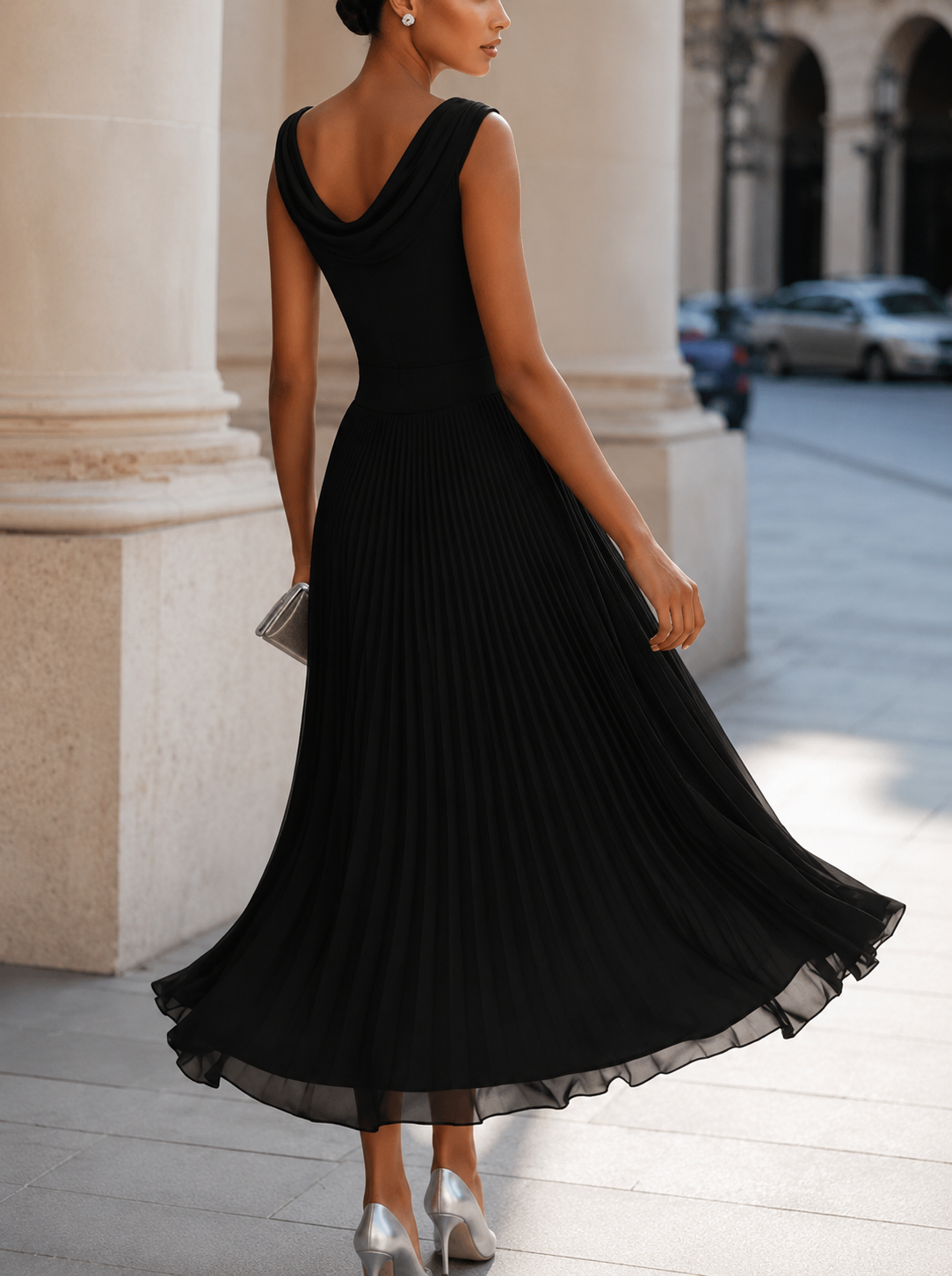 NATALIE – Robe midi à l’allure élégante – Noria Paris