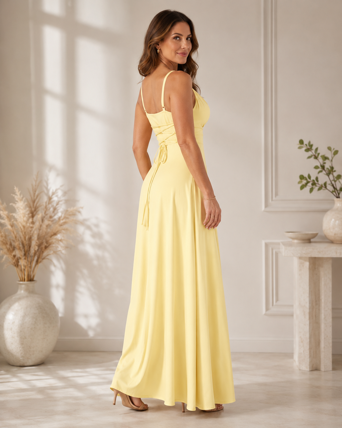 LÉNA – Robe longue à l’allure élégante – Noria Paris