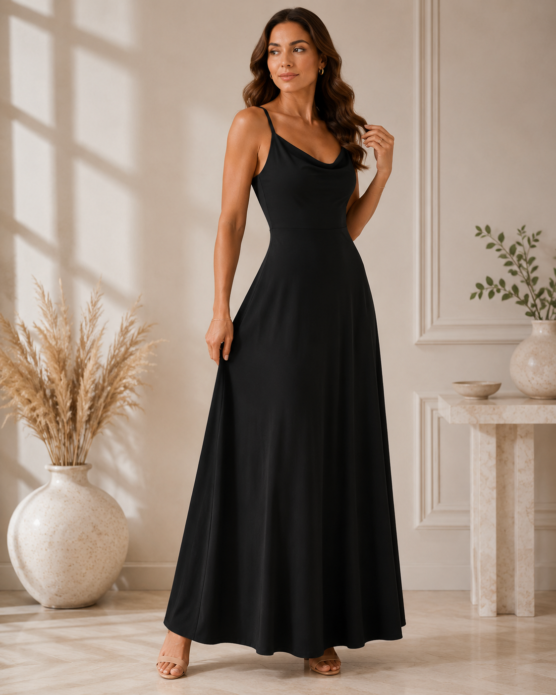LÉNA – Robe longue à l’allure élégante – Noria Paris