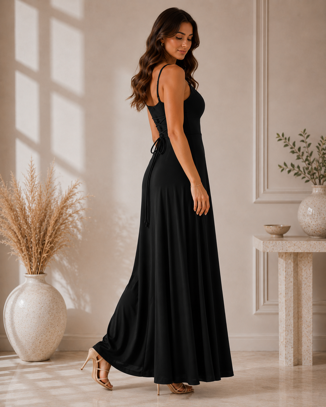 LÉNA – Robe longue à l’allure élégante – Noria Paris