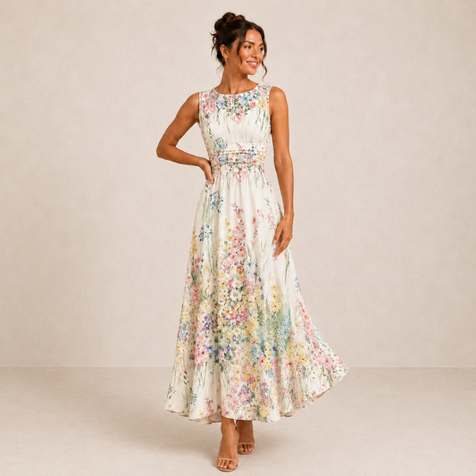 THÉRÈSE – Robe midi à l’allure élégante – Noria Paris