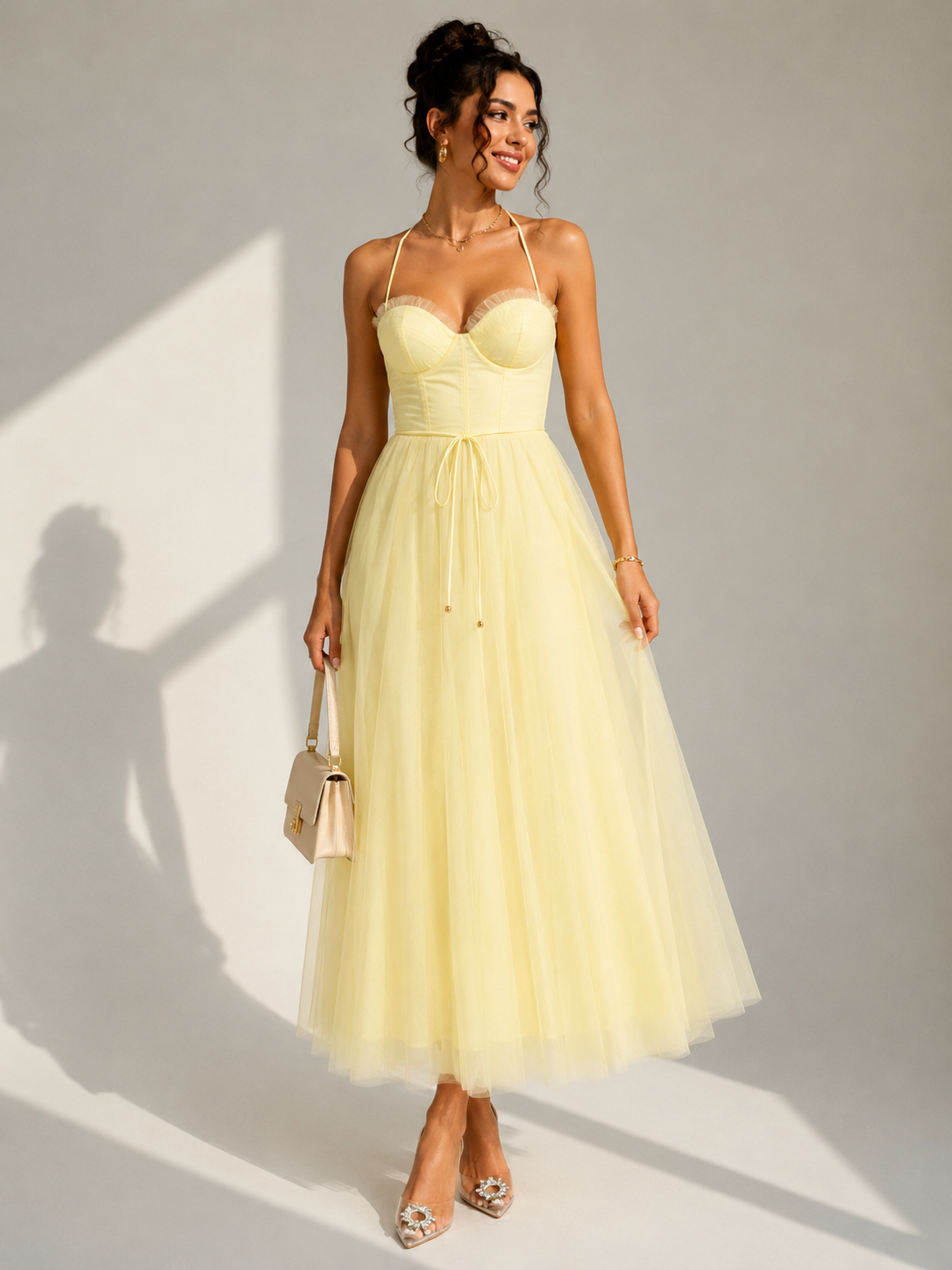 MILA – Robe midi à l’allure élégante – Noria Paris