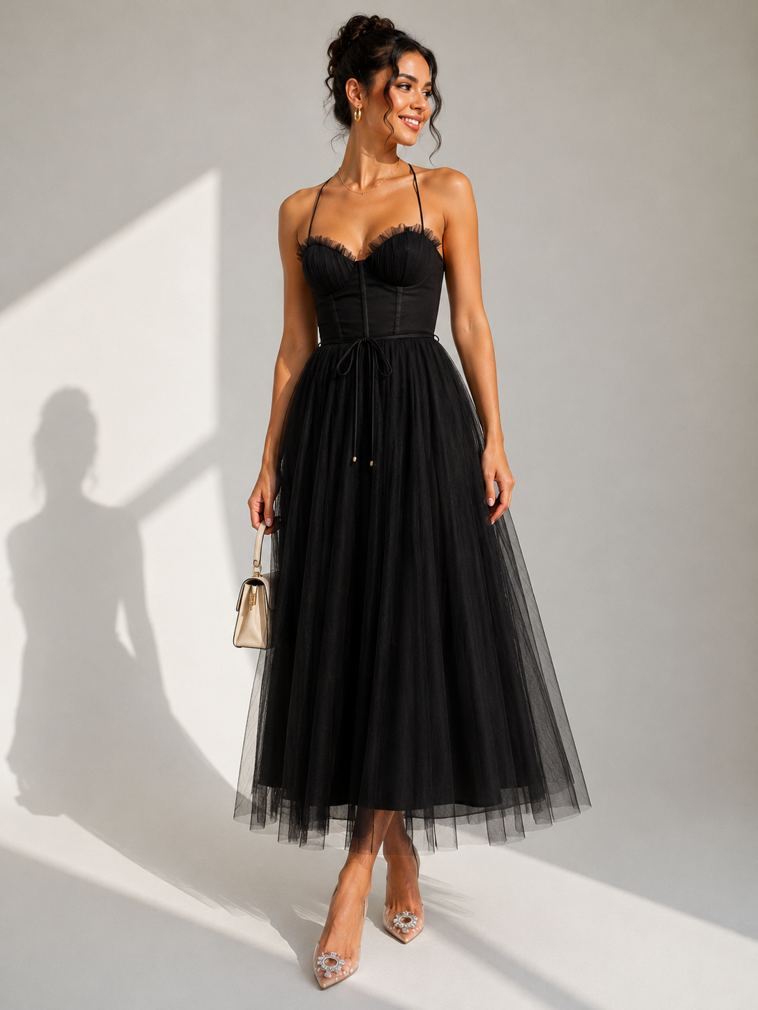 MILA – Robe midi à l’allure élégante – Noria Paris