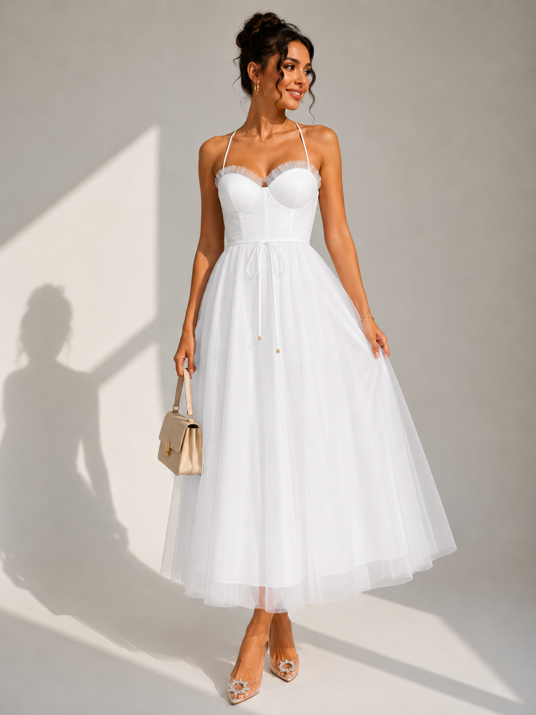 MILA – Robe midi à l’allure élégante – Noria Paris