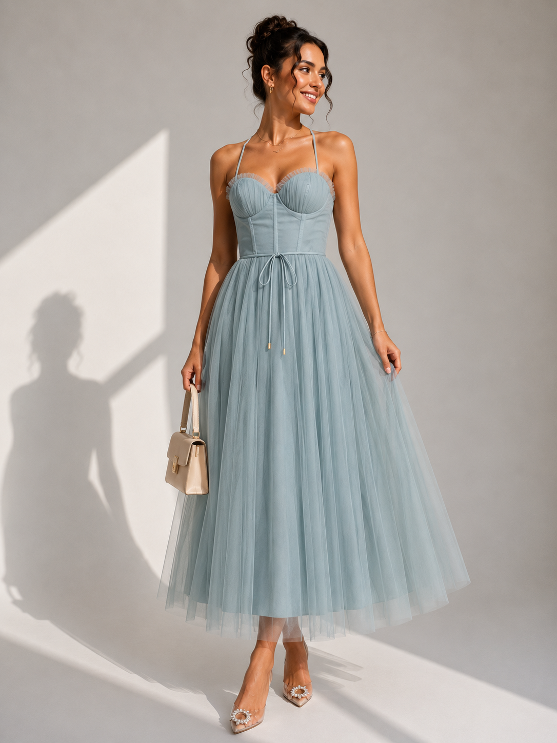 MILA – Robe midi à l’allure élégante – Noria Paris