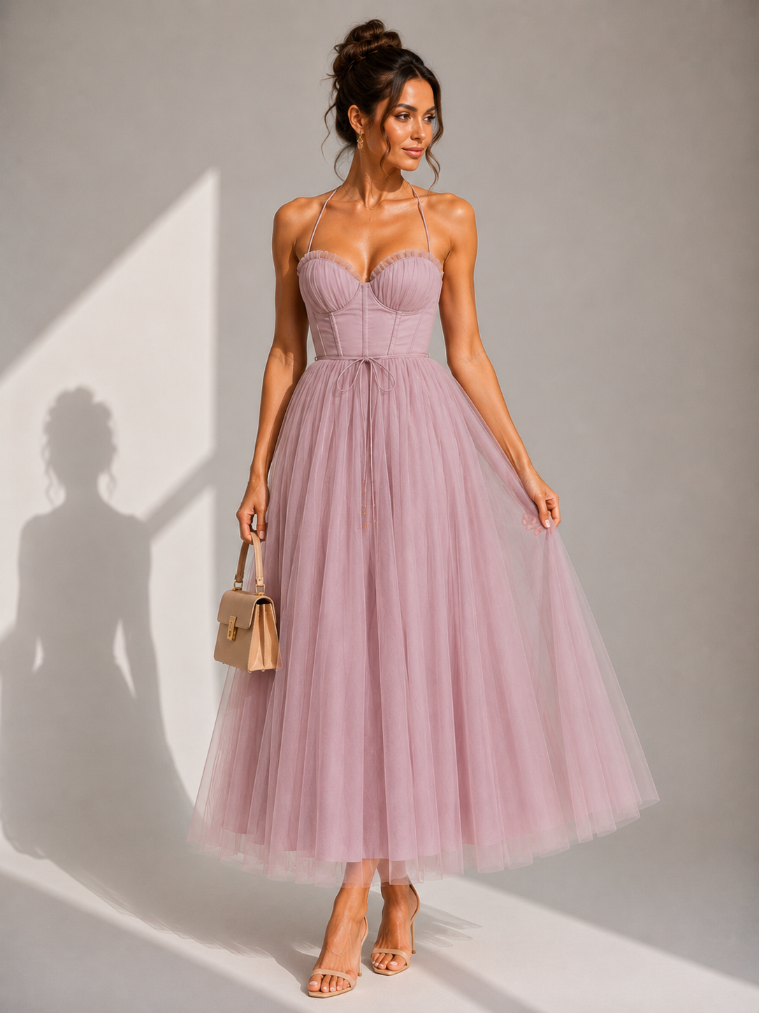 MILA – Robe midi à l’allure élégante – Noria Paris