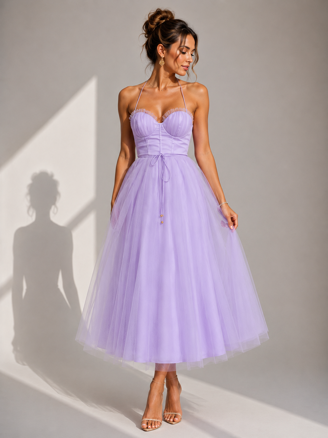 MILA – Robe midi à l’allure élégante – Noria Paris