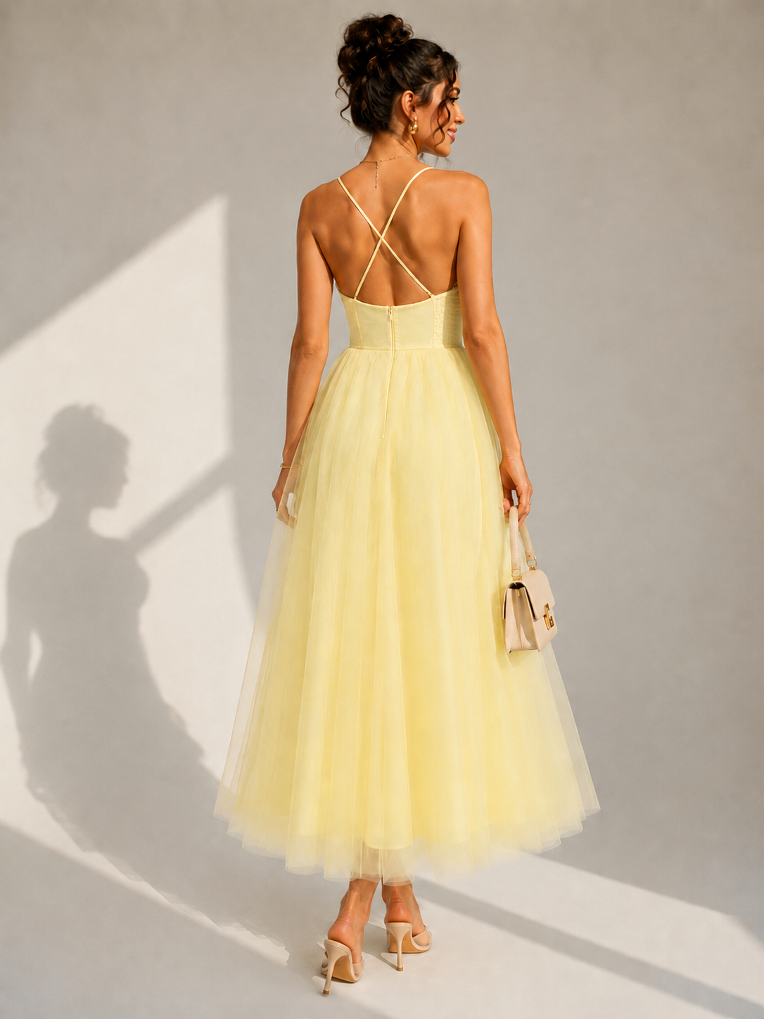 MILA – Robe midi à l’allure élégante – Noria Paris