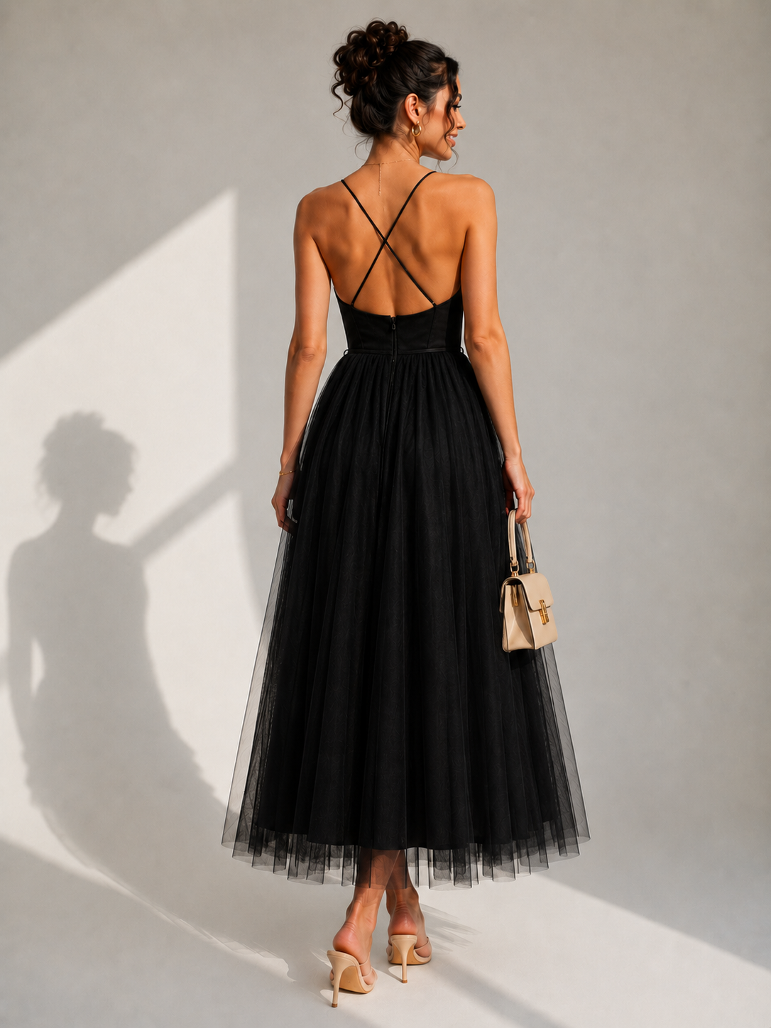 MILA – Robe midi à l’allure élégante – Noria Paris