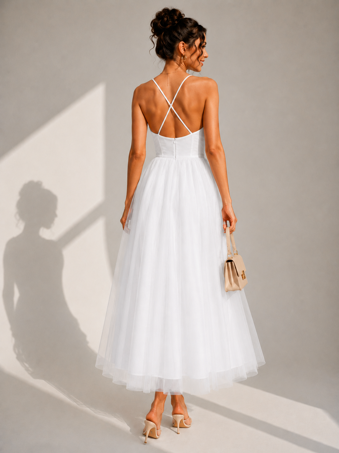 MILA – Robe midi à l’allure élégante – Noria Paris
