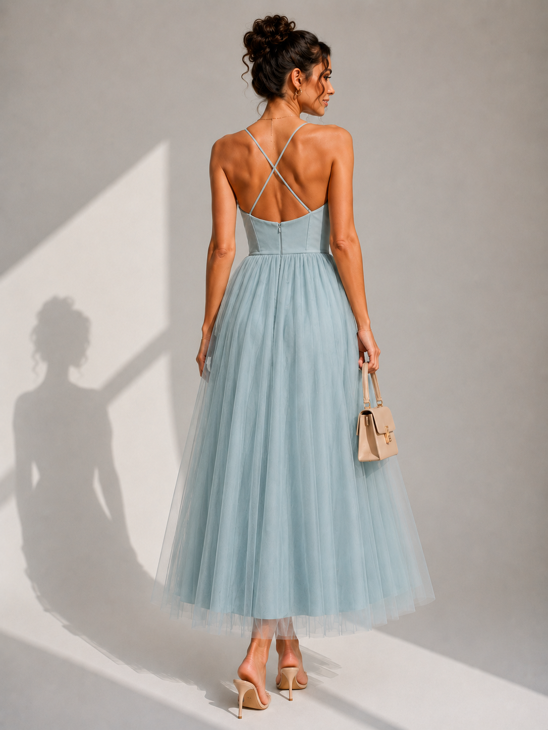 MILA – Robe midi à l’allure élégante – Noria Paris