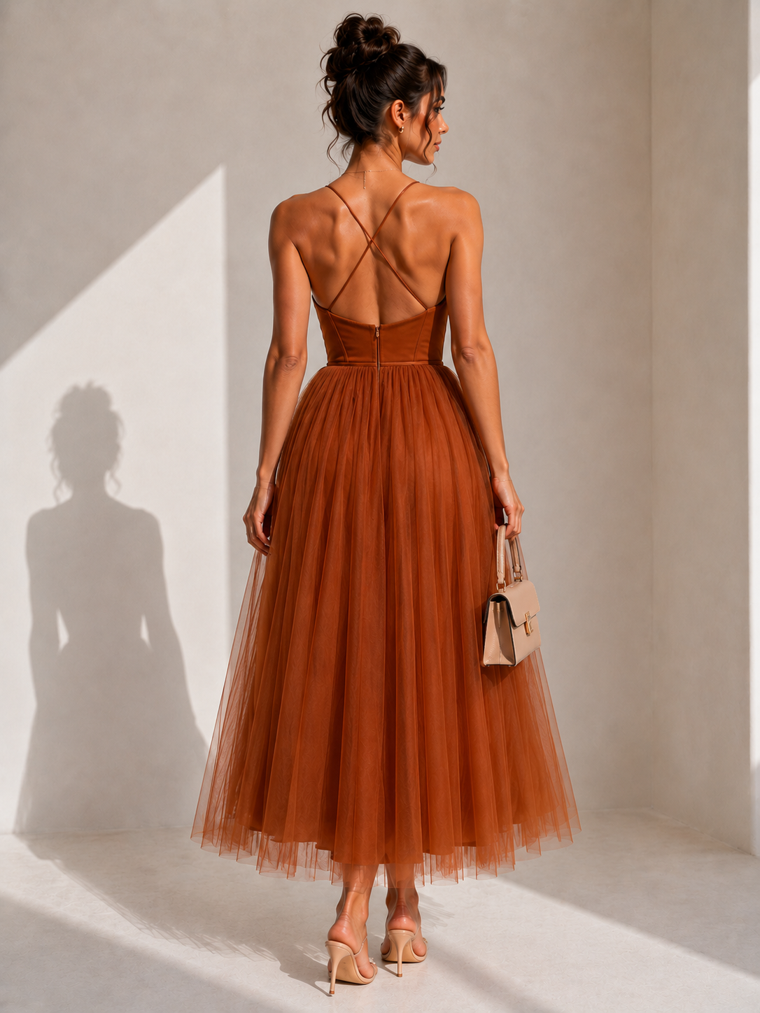 MILA – Robe midi à l’allure élégante – Noria Paris