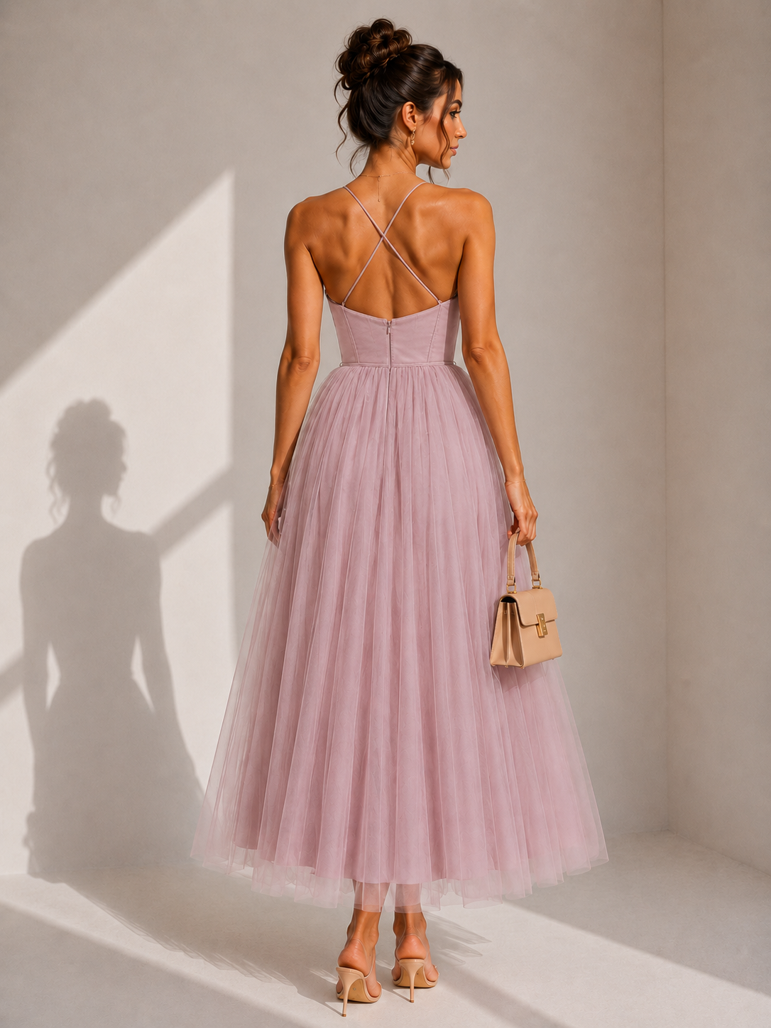 MILA – Robe midi à l’allure élégante – Noria Paris