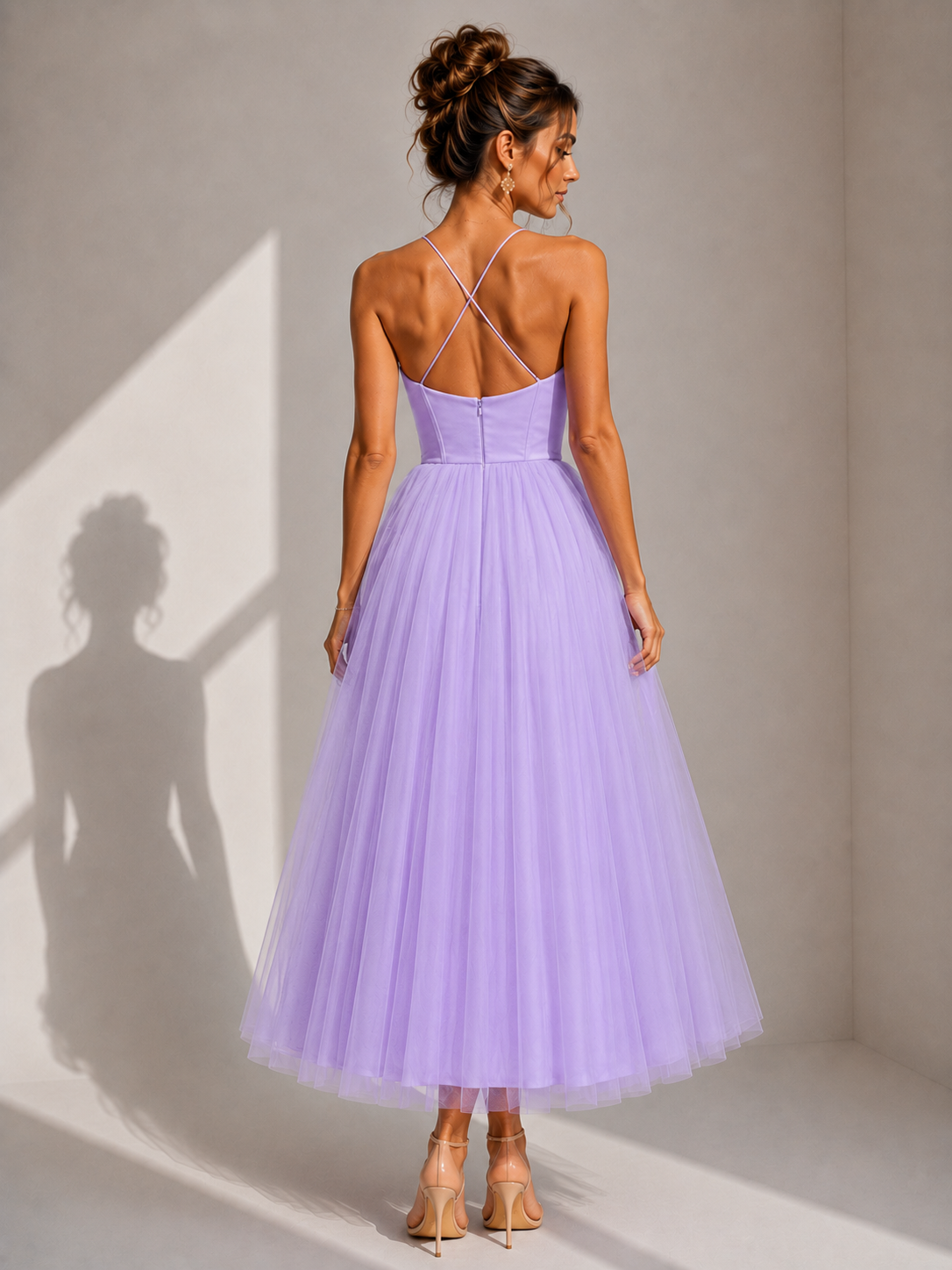 MILA – Robe midi à l’allure élégante – Noria Paris