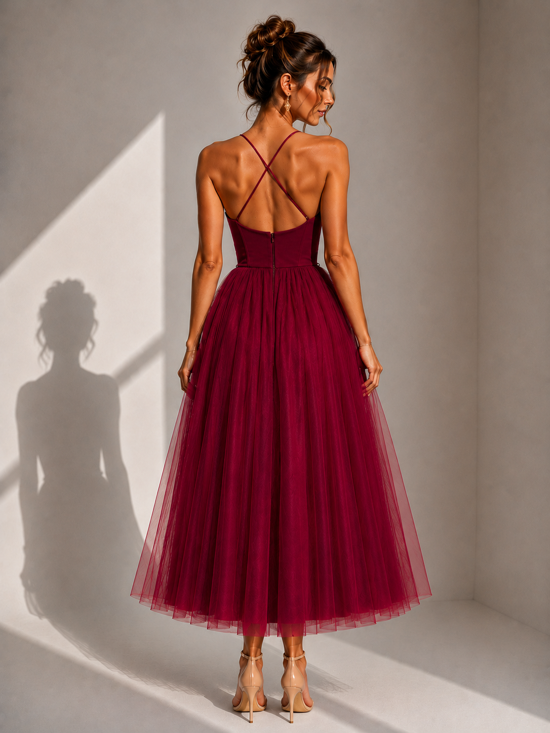 MILA – Robe midi à l’allure élégante – Noria Paris