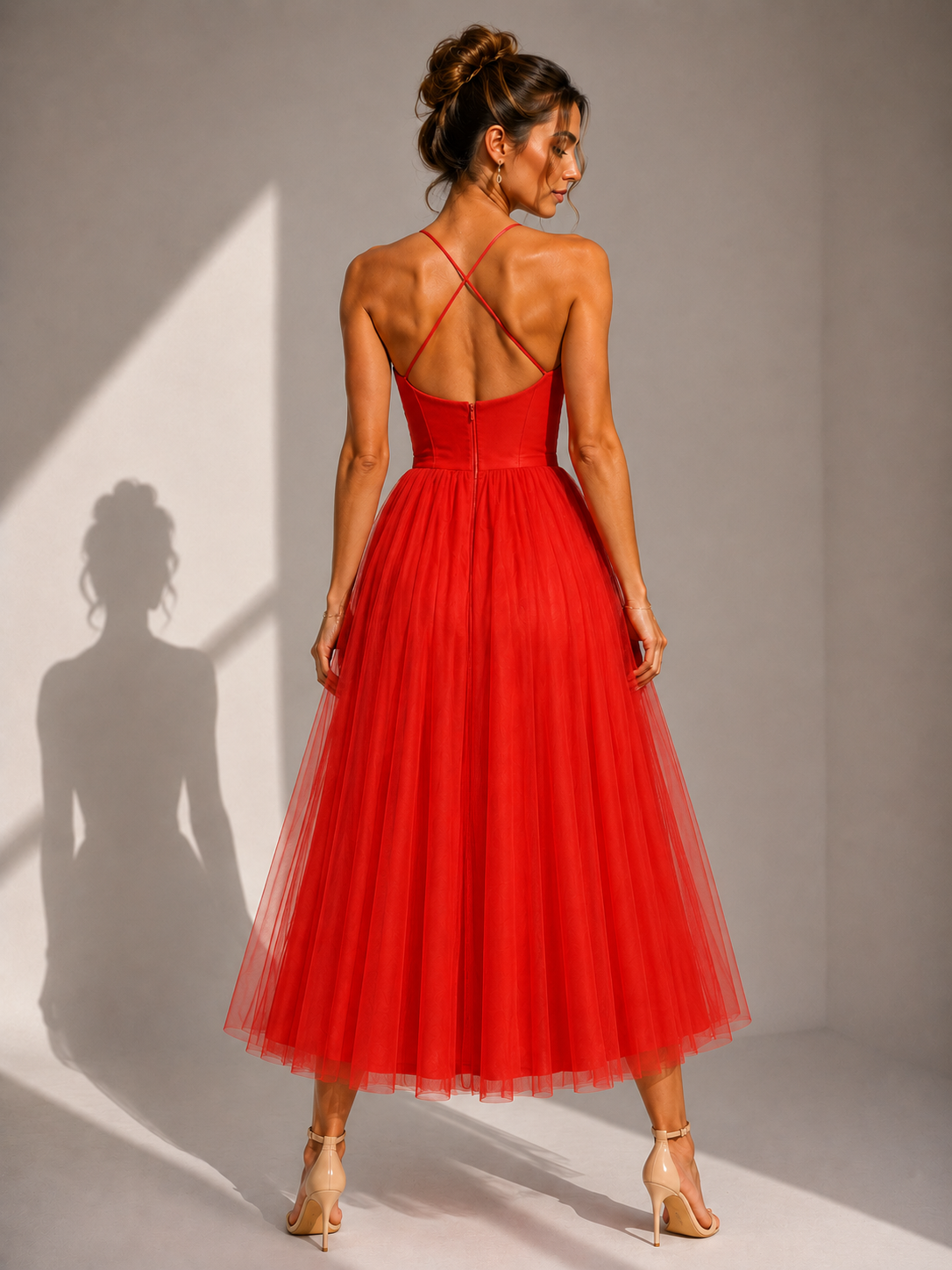 MILA – Robe midi à l’allure élégante – Noria Paris