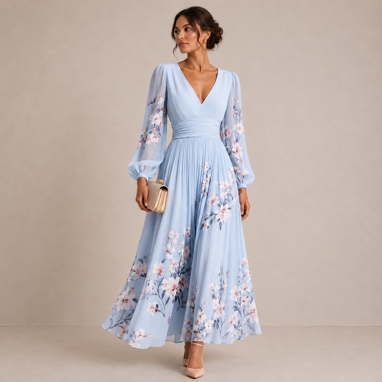 NINA – Robe midi à l’allure élégante – Noria Paris